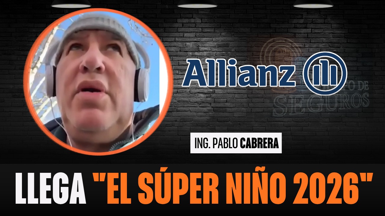 El mercado se prepara para un evento climático que podría traer aparejados ciertos riesgos para distintos sectores y por ello conversamos con el Ing. Pablo Cabrera, ARC Regional Manager LATAM Allianz, para que nos cuente de su análisis.